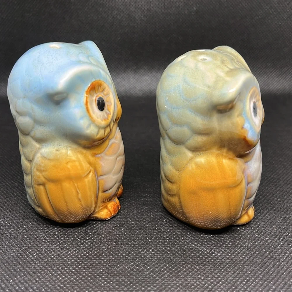 Owl salt and pepper shakers - Picture 7 of 8